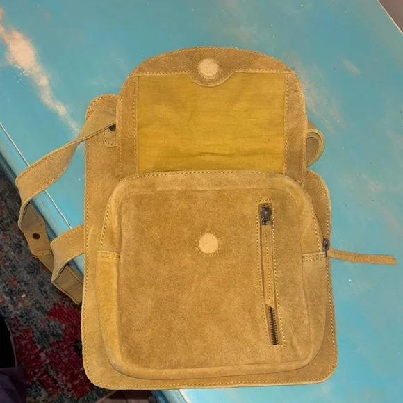 Free People Suede Messenger Bag - Picture 2 of 4
